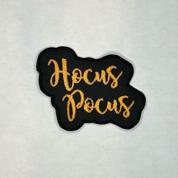 Hocus Pocus Embroidered Iron On Patch - Picture 1 of 2